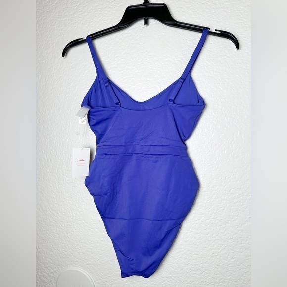 NWT Andie Swim The Samoa One Piece in Lapis Blue - Picture 5 of 8